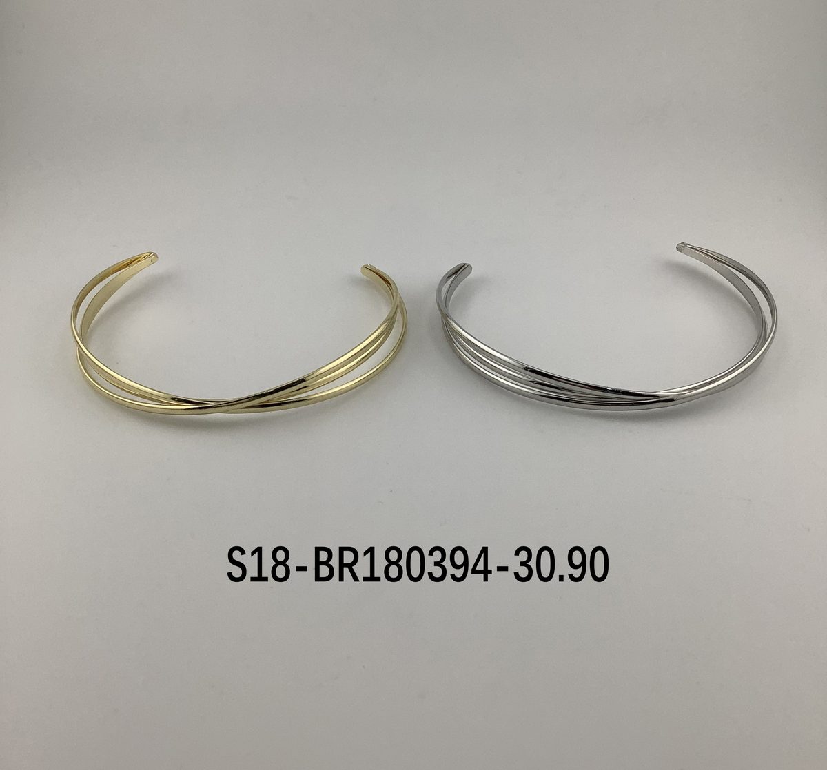 Pulsera. 6 pcs plateado / 6 pcs dorado