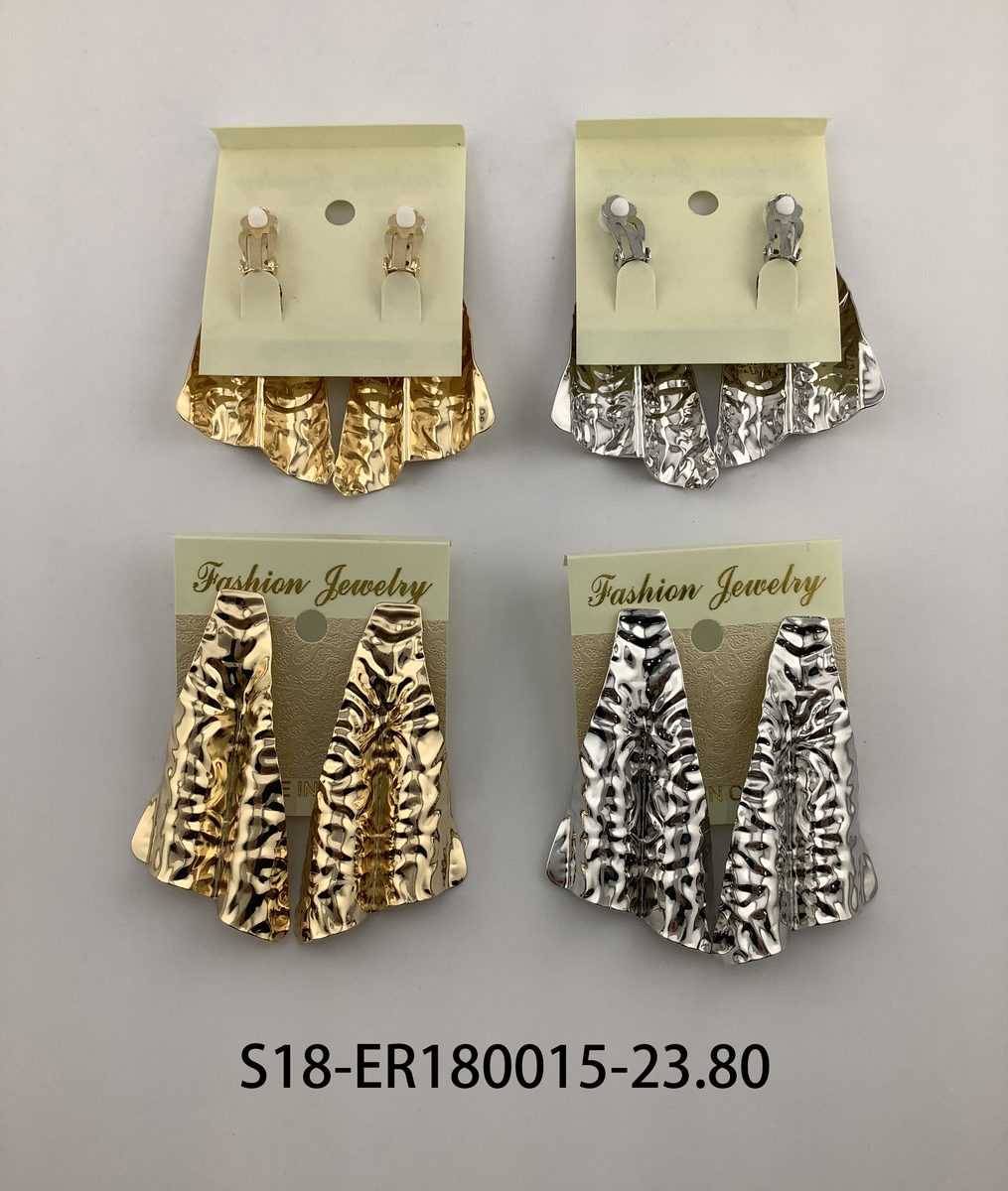 Aros 6 pcs plateados / 6 pcs dorados