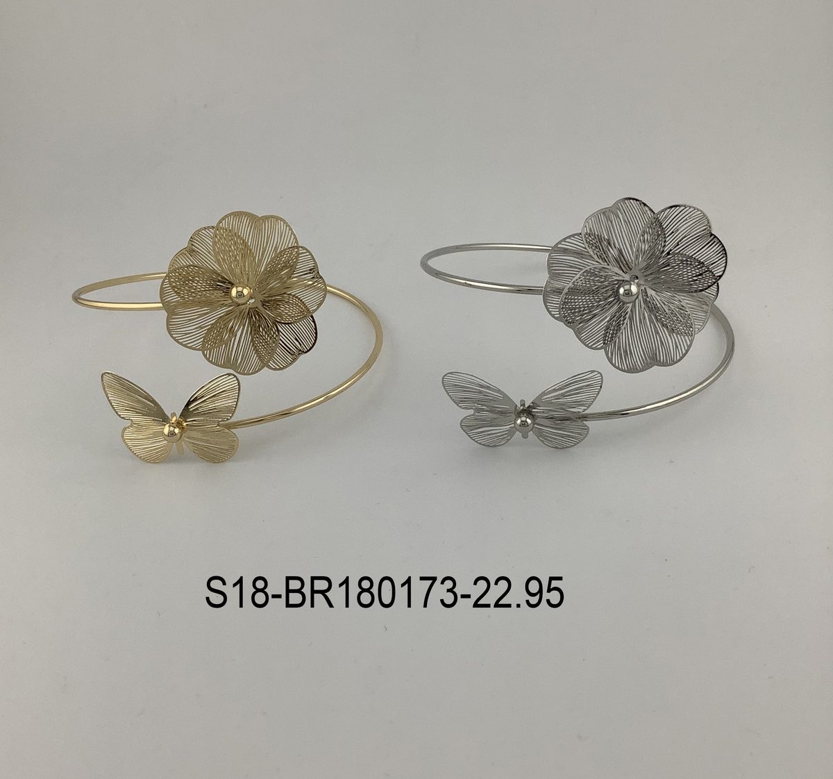 Brazalete. 6 pcs plateado / 6 pcs dorado