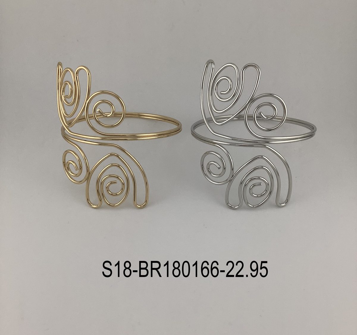 Brazalete. 6 pcs plateado / 6 pcs dorado