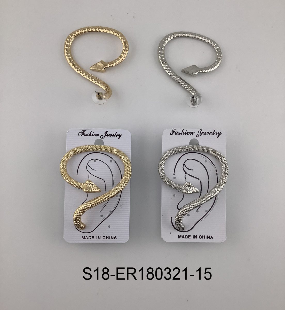 Aros 6 pcs plateados / 6 pcs dorados
