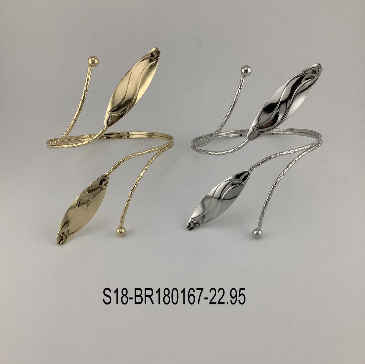 Brazalete. 6 pcs plateado / 6 pcs dorado