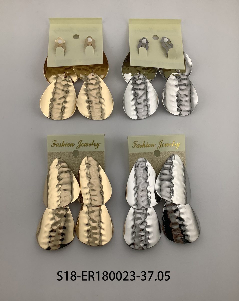 Aros 6 pcs plateados / 6 pcs dorados