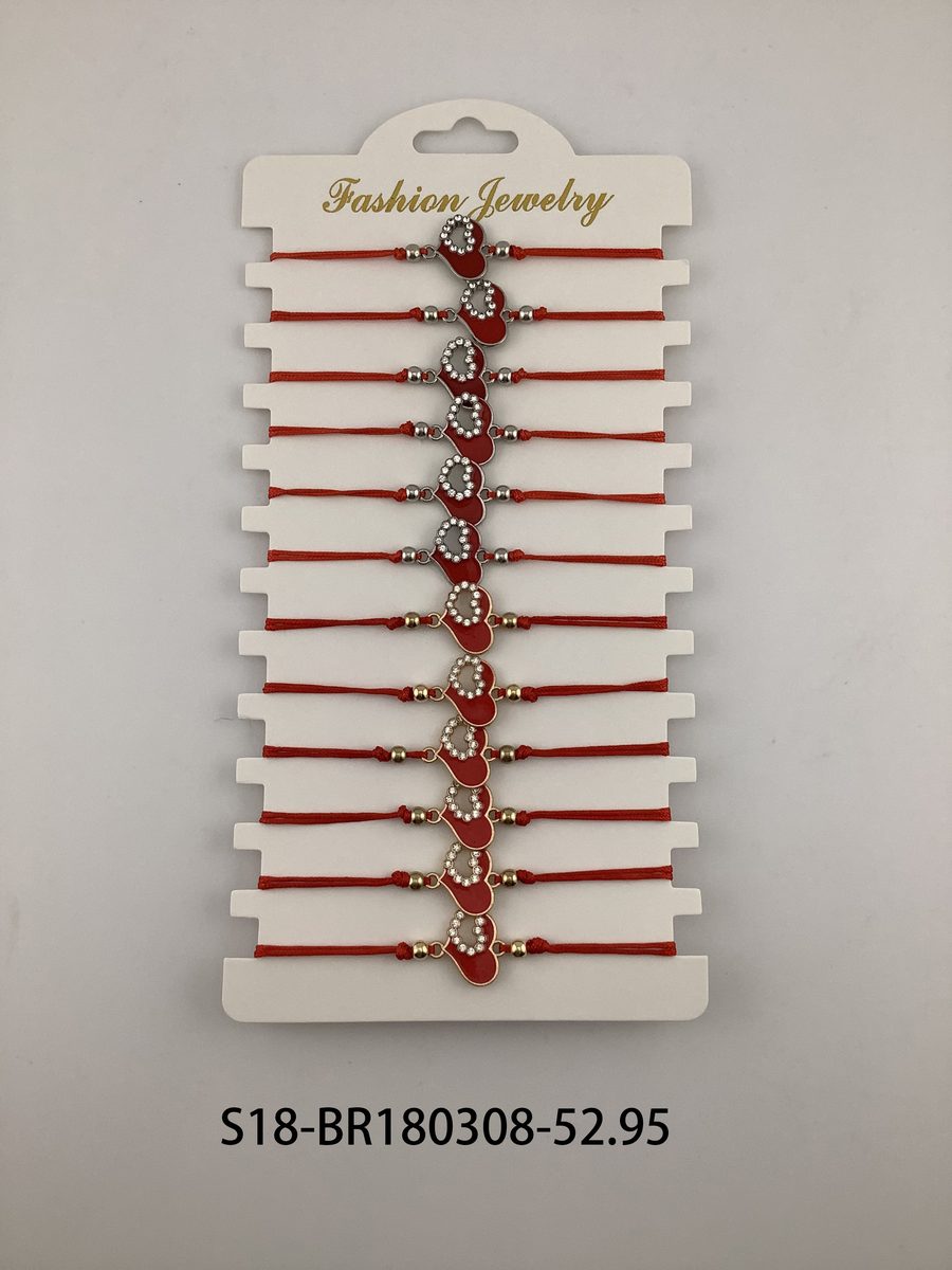 Pulsera en Blister x 12 Unidades