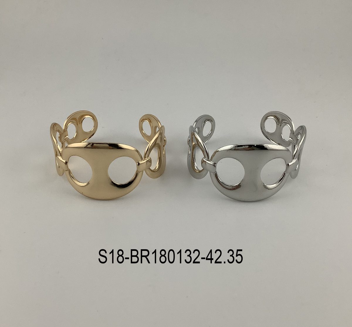 Pulsera. 6 pcs plateado / 6 pcs dorado