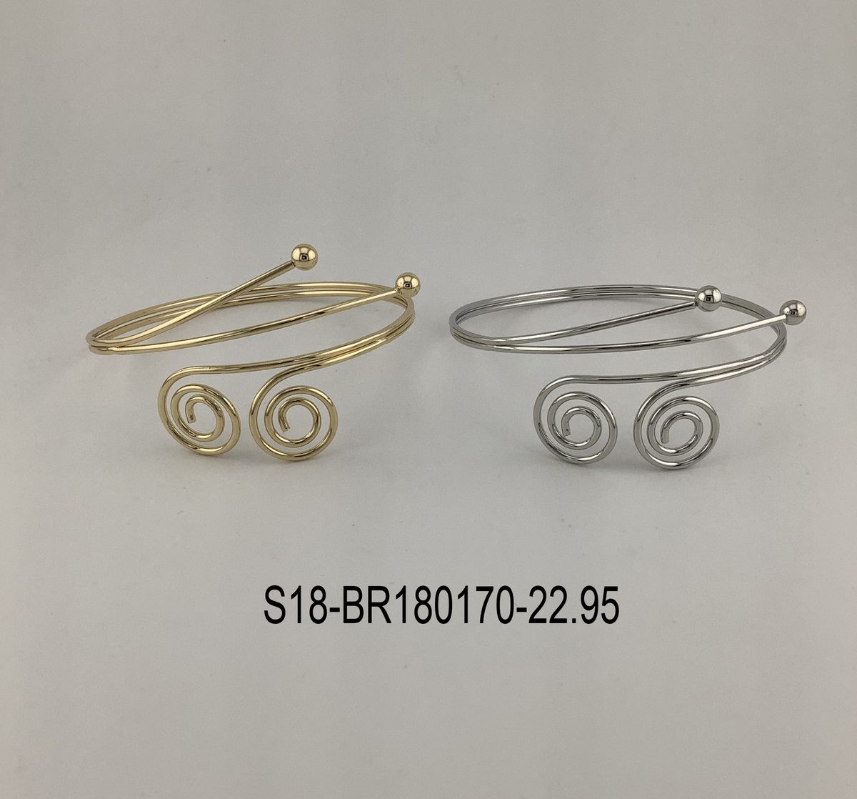 Brazalete. 6 pcs plateado / 6 pcs dorado