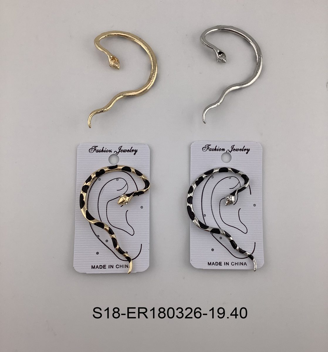 Aros 6 pcs plateados / 6 pcs dorados