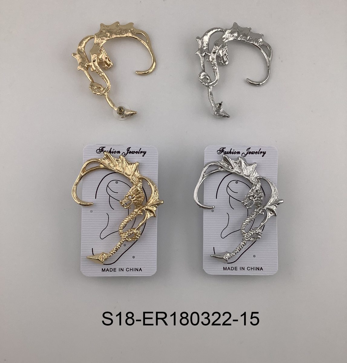 Aros 6 pcs plateados / 6 pcs dorados