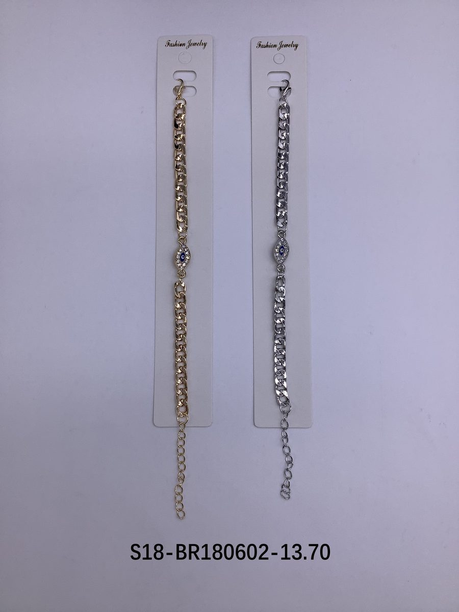 Pulsera. 6 pcs plateado / 6 pcs dorado