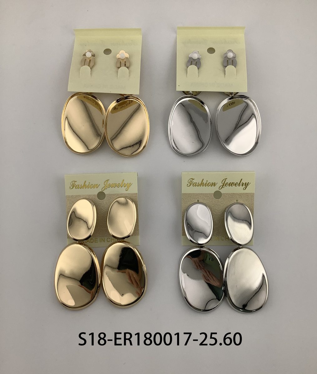 Aros 6 pcs plateados / 6 pcs dorados