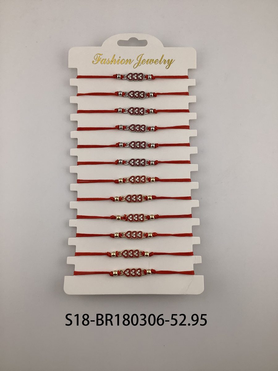 Pulsera en Blister x 12 Unidades