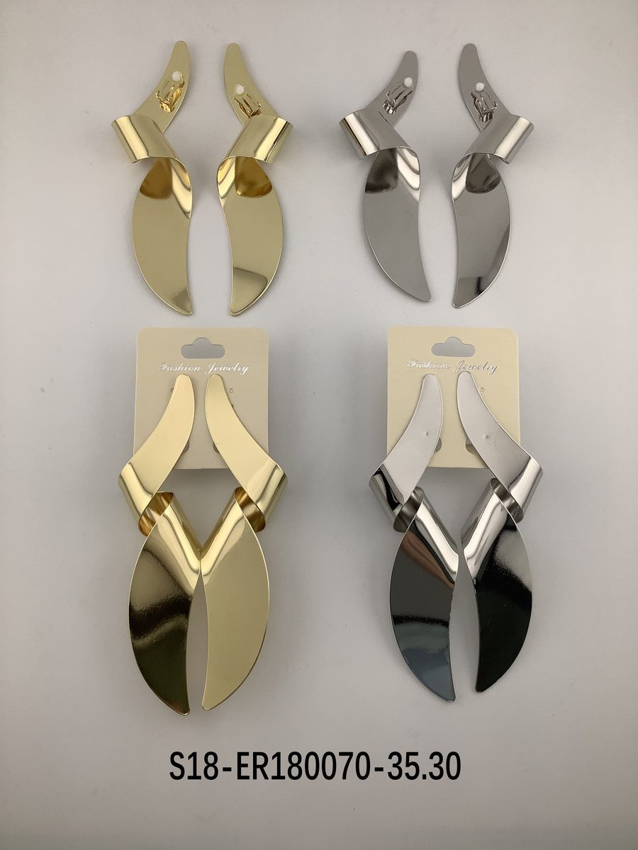 Aros 6 pcs plateados / 6 pcs dorados
