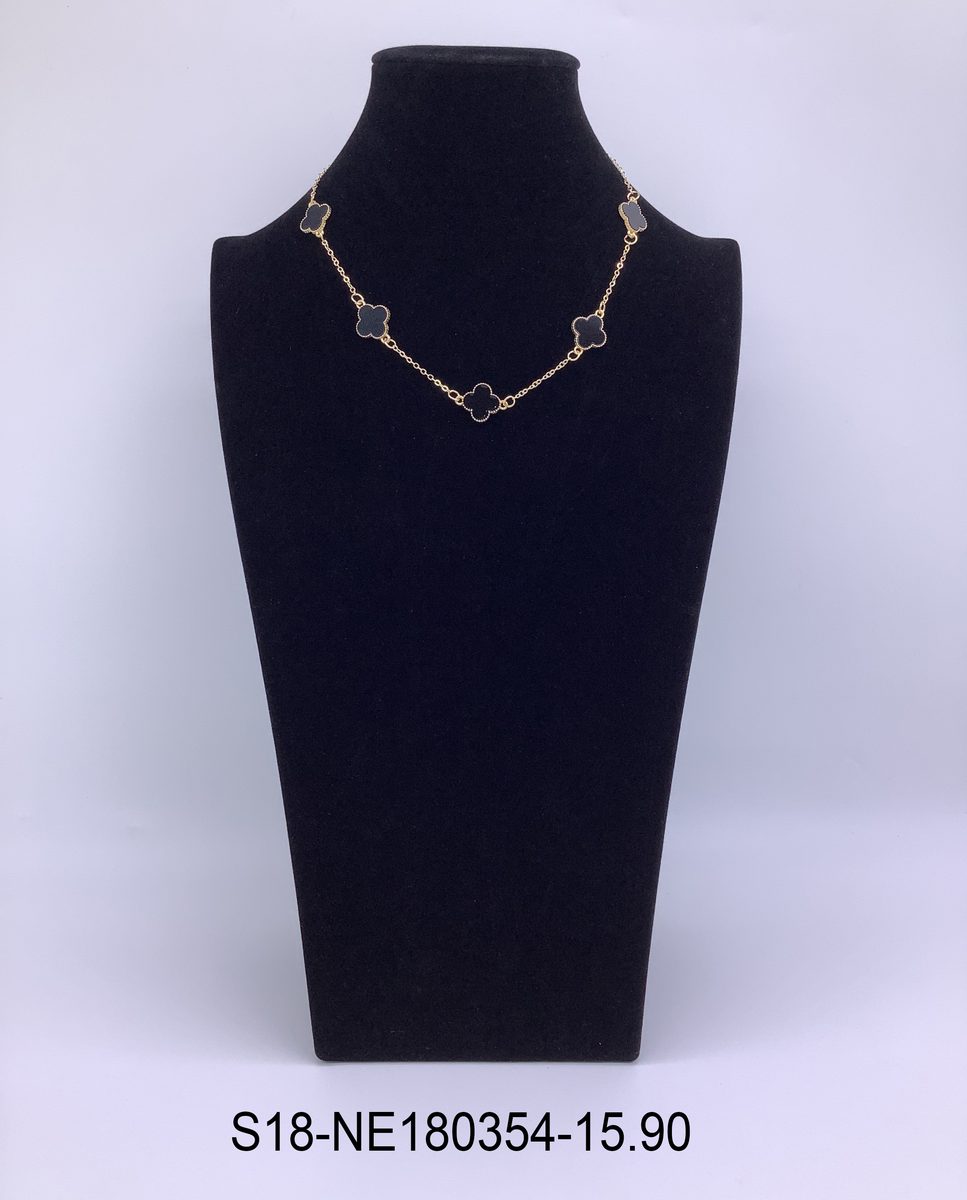Collar 6 pcs plateados / 6 pcs dorados