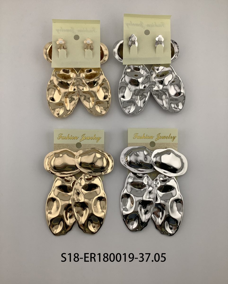 Aros 6 pcs plateados / 6 pcs dorados