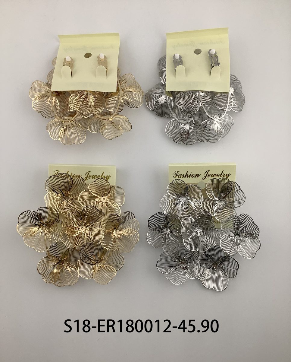 Aros 6 pcs plateados / 6 pcs dorados