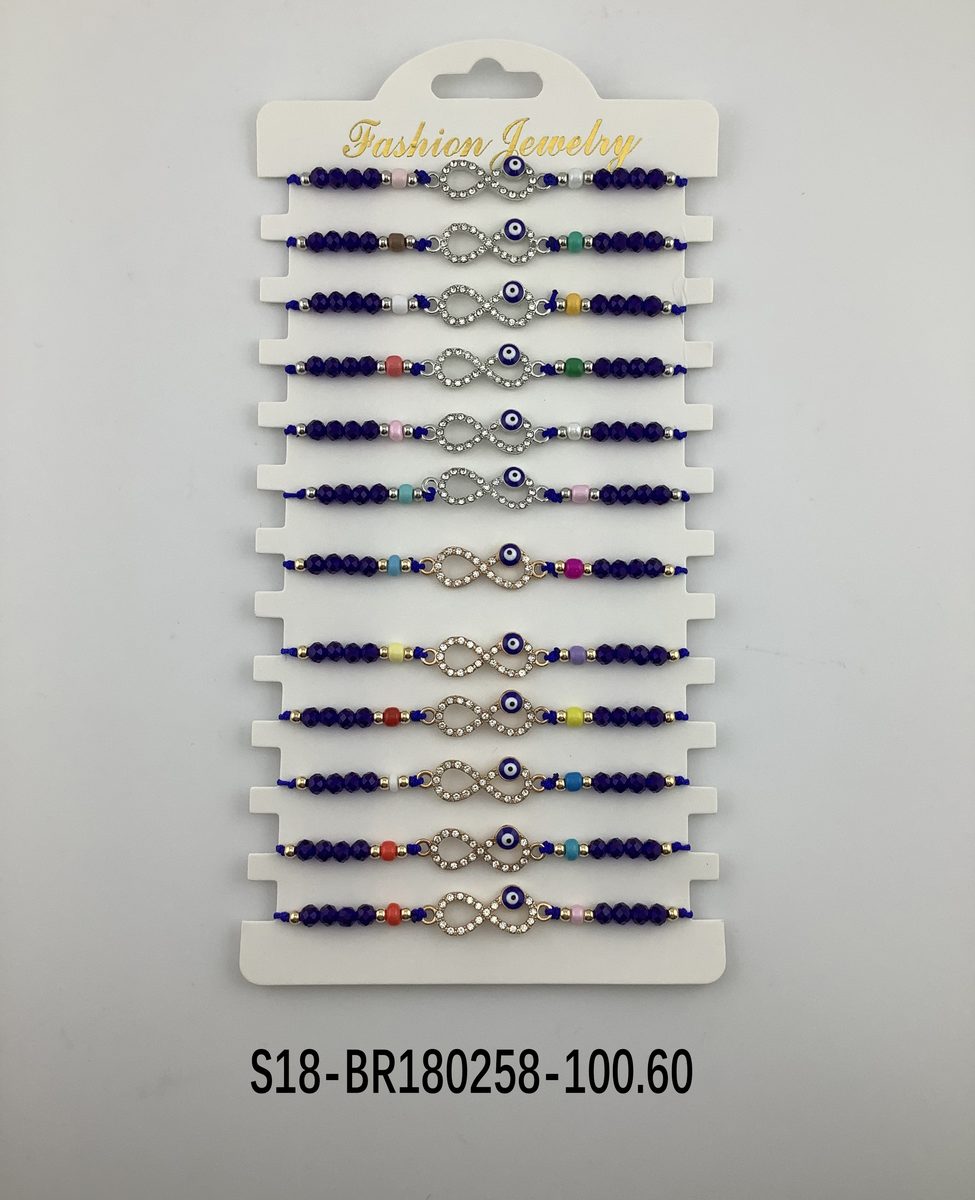 Pulsera en Blister x 12 Unidades