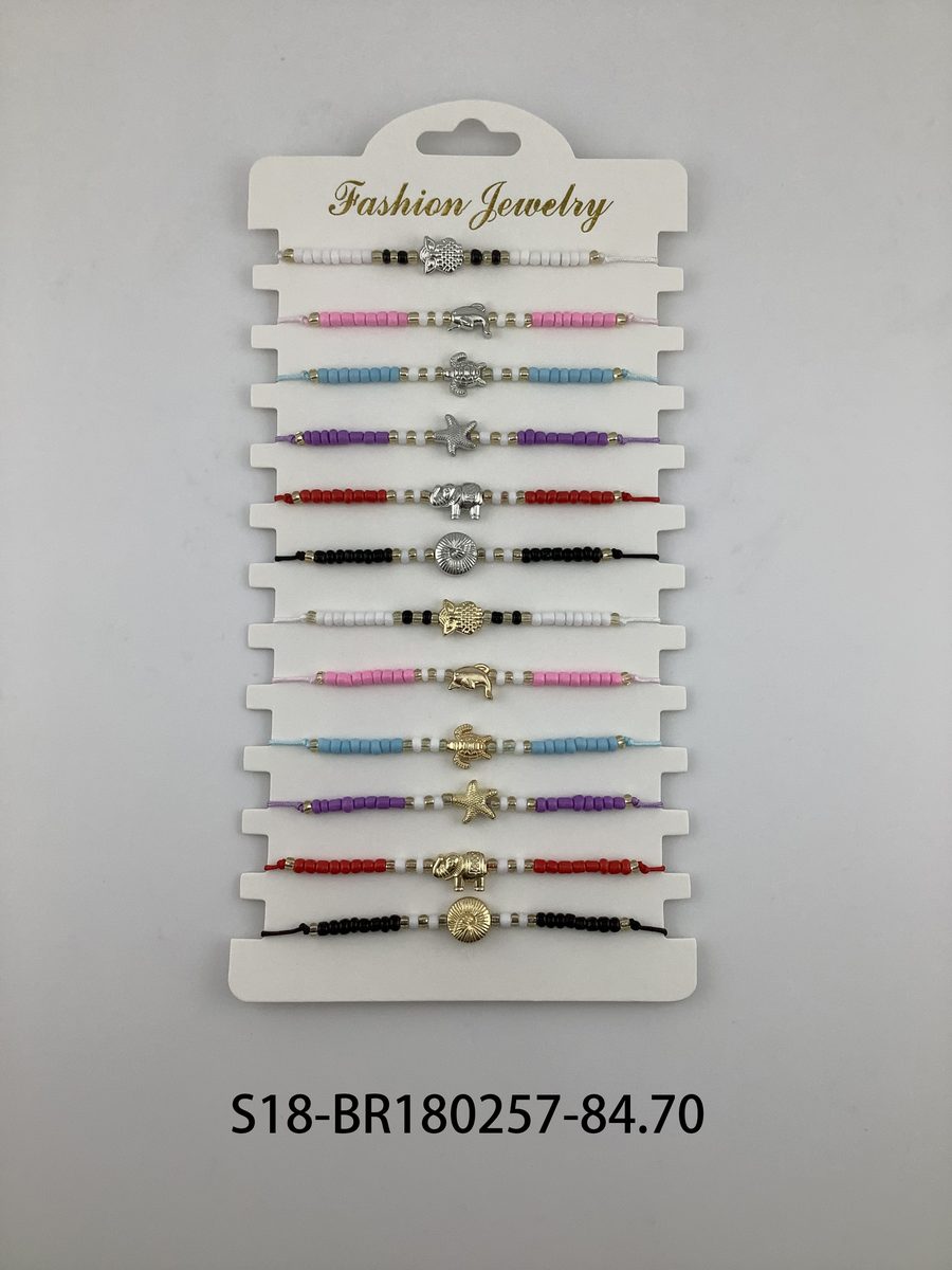 Pulsera en Blister x 12 Unidades