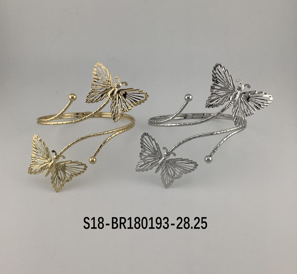 Brazalete. 6 pcs plateado / 6 pcs dorado