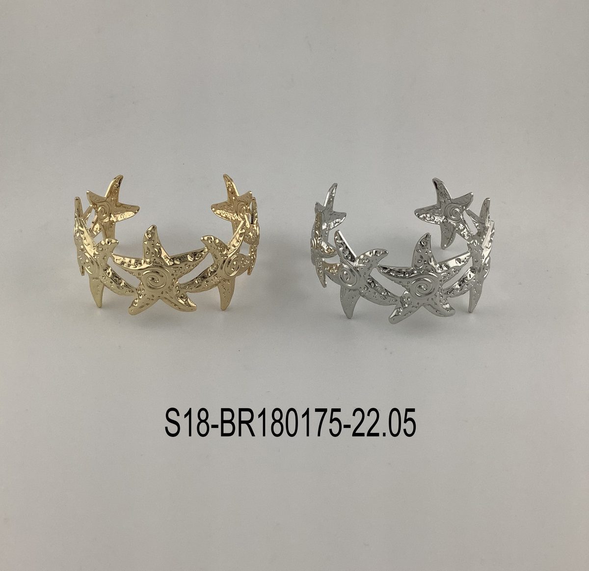 Pulsera. 6 pcs plateado / 6 pcs dorado