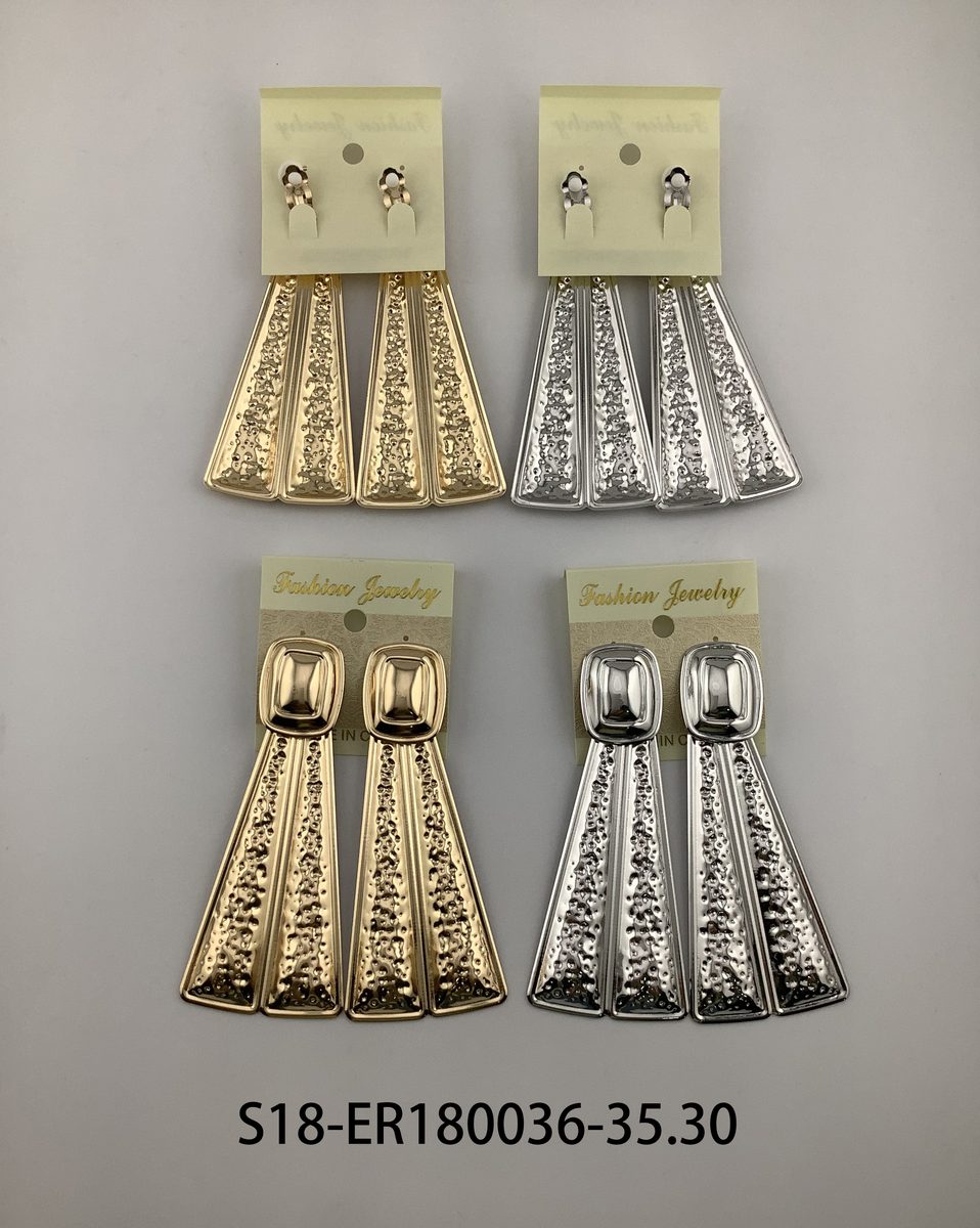 Aros 6 pcs plateados / 6 pcs dorados